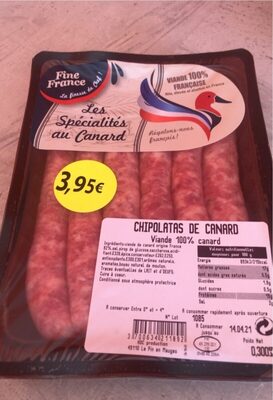 Chipolatas de canard