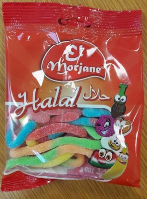 Bonbons Halal - Vers acides