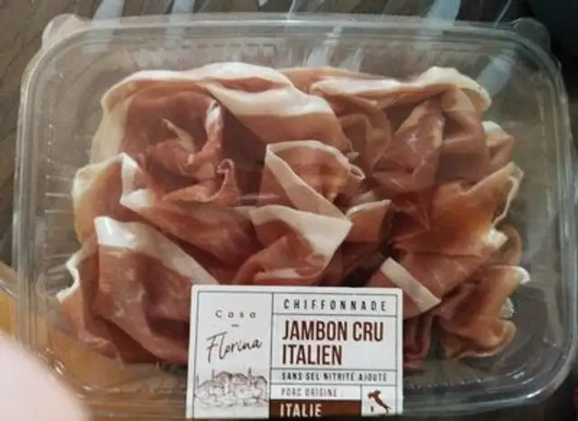 Jambon cru italien chiffonnade