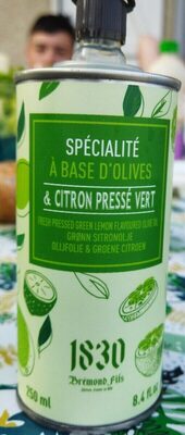 Huile d'olive citron pressé