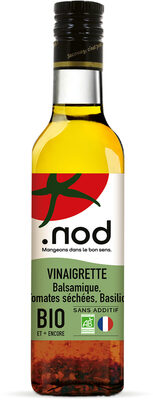 Vinaigrette balsamique igp - tomate séchée - basilic front packaging