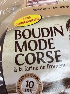 Boudin mode corse front packaging