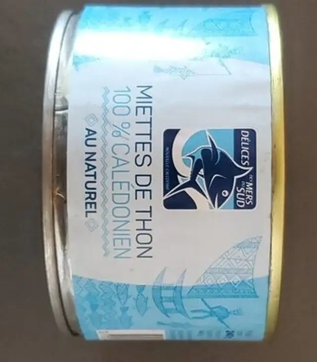 Miettes de thon 100% Calédonien au naturel