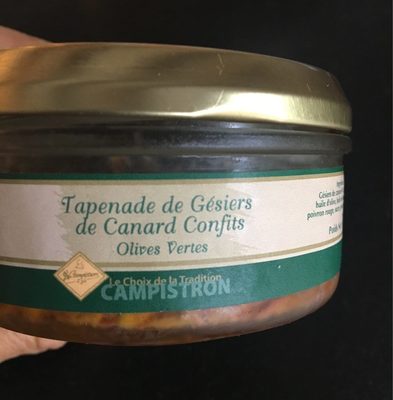 Tapenade de gesiers de canard confits