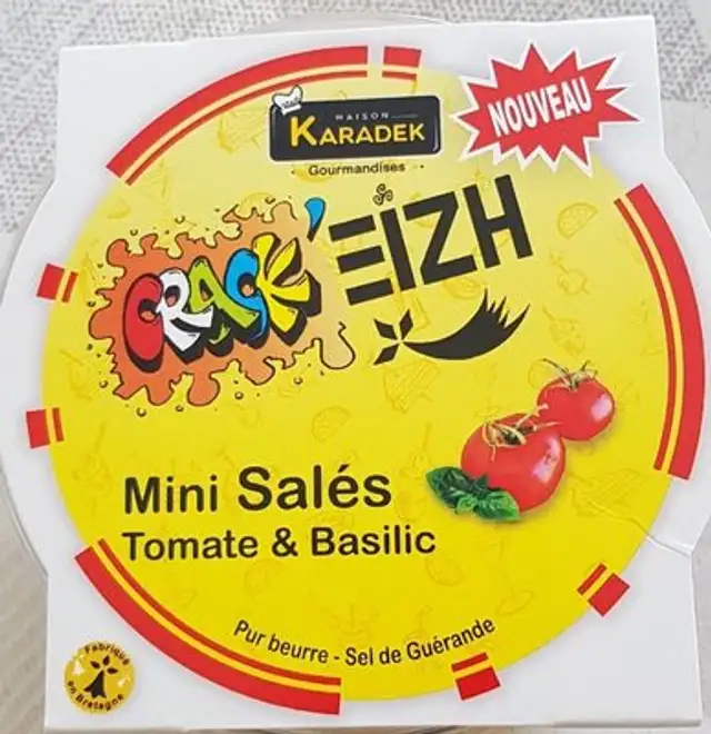 Mini salés tomate & basilic - CRACK EIZH