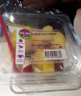 Salade de fruits Premium front packaging