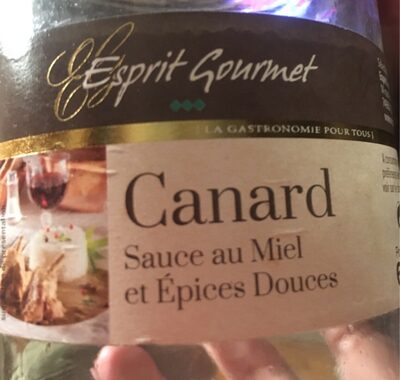 Canard sauce au miel et epices douces.  Esprit gourmet