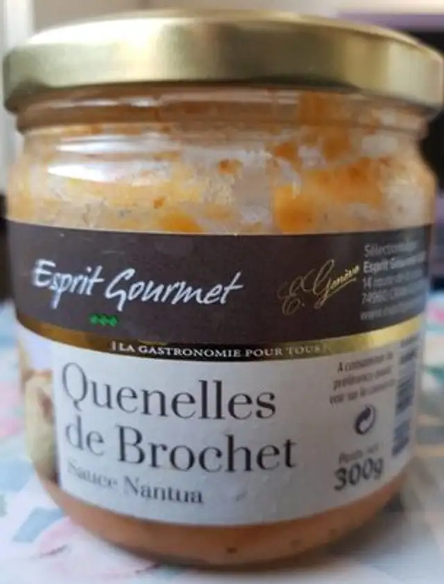 Quenelles de brochet front packaging