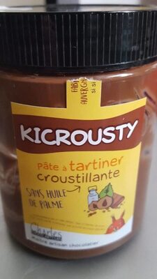 Kicrousty front packaging