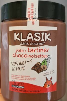 Klasik Pâte à tartiner choco-noisettes front packaging