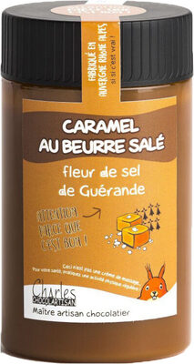 Caramel au beurre salé à la fleur de sel de Guérande front packaging
