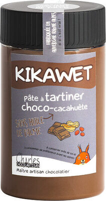 Kikawet - Pâte à tartiner choco-cacahuètes front packaging