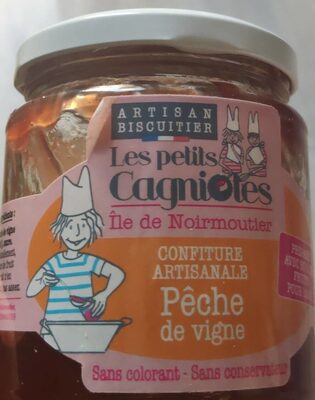Confiture peche de vigne
