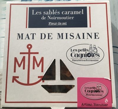 Sablés caramel de Noirmoutier front packaging