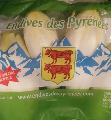Endives des Pyrénées front packaging