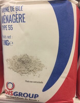 Farine de blé ménagère front packaging