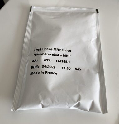 Milkshake Fraise MRP