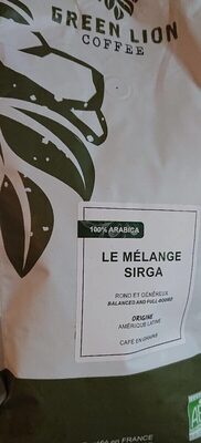 Green lion Coffee mélange sirga