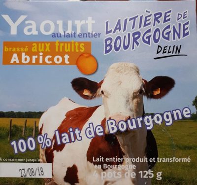Yaourt au Lait Entier Abricot