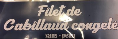 Filet de cabillaud congelé