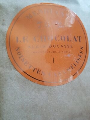 Le chocolat mendiant noisettes caramelisees
