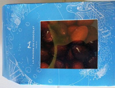 Oeufs pralinés. Chocolat noir front packaging