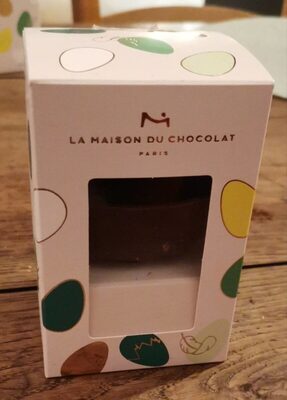 Moulage œuf fantaisie noir coquille 65g front packaging