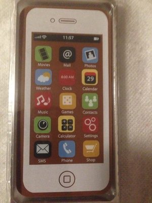 Smartphone en Chocolat au Lait Blanc