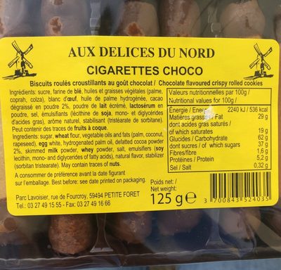 Cigarettes choco