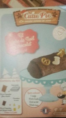 Lit bûche de noël  au chocolat