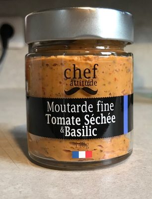 Moutarde fine tomate sechée et basilic