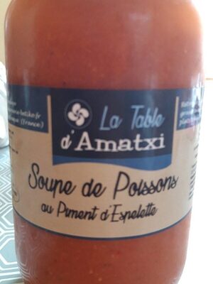 Soupe de poissons au piment d'espelette