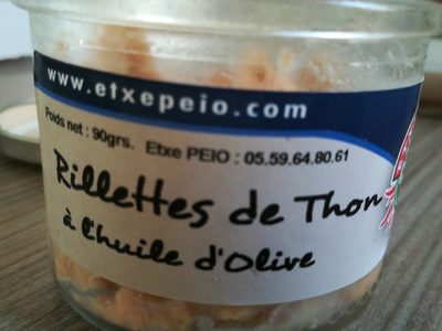 Rillettes de thon à l'huile d'olive