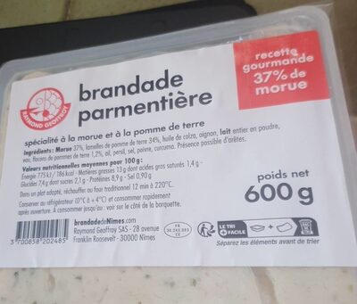 Brandade Parmentiere