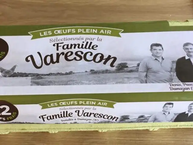 Oeufs plein air Sélectionnés par la famille front packaging