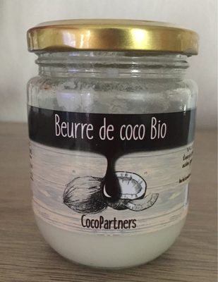 Beurre de coco front packaging