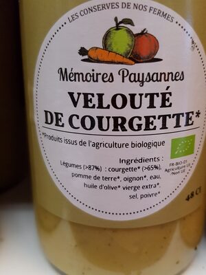 Velouté de courgette