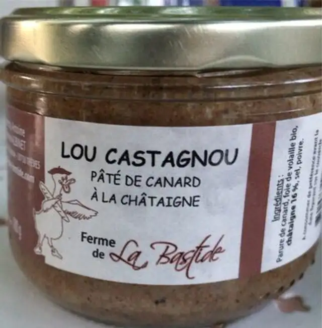 Pâté de canard à la châtaigne