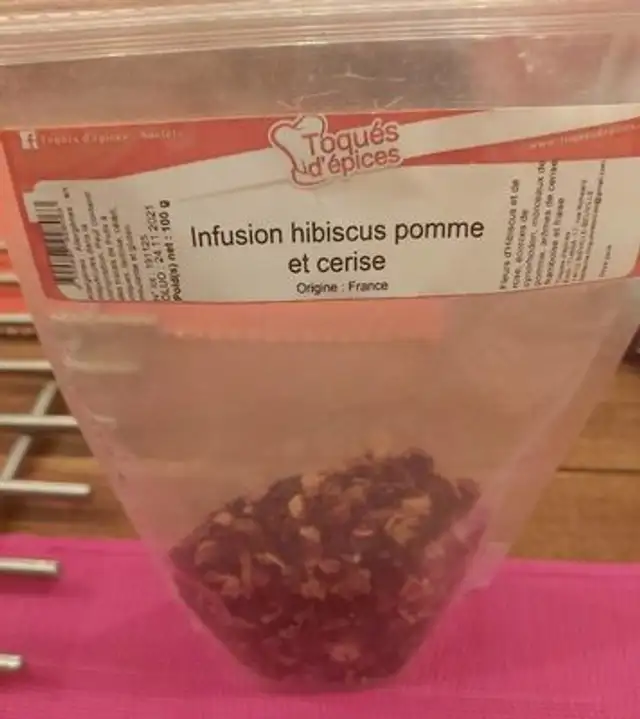 Infusion hibiscus pomme et cerise