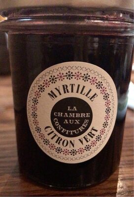 Confiture Myrtille Citron vert