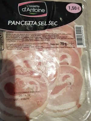 Pancetta sel sec
