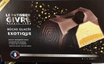 Buche glacee exotique