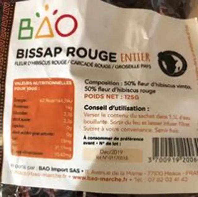 Bissap rouge entier