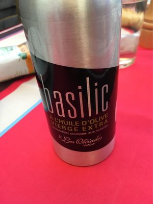 Huile d'olive basilic