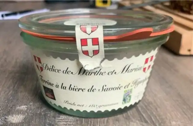 Terrine a la biere de Savoie et Hysope