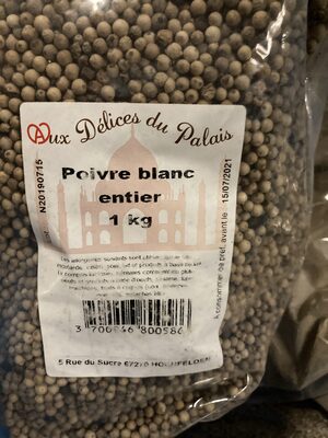 Poivre blanc entier