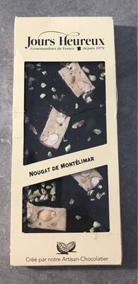 Tablette noire nougat de montélimar
