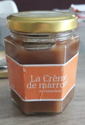Crème de marrons front packaging