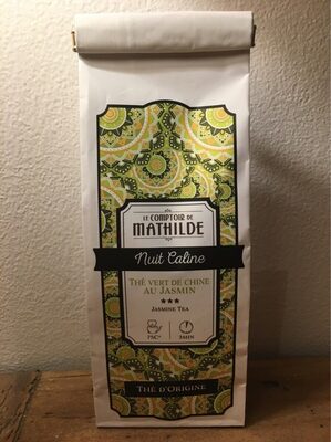 Thé vert de Chine au Jasmin front packaging