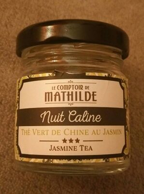 Thé vert de Chine au jasmin front packaging